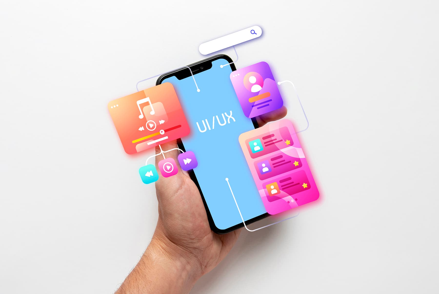 Mobile app landing page