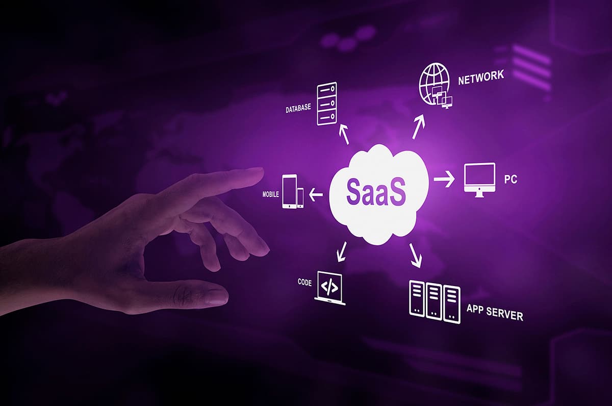 SaaS product landing page