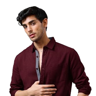 Men with Red shirt